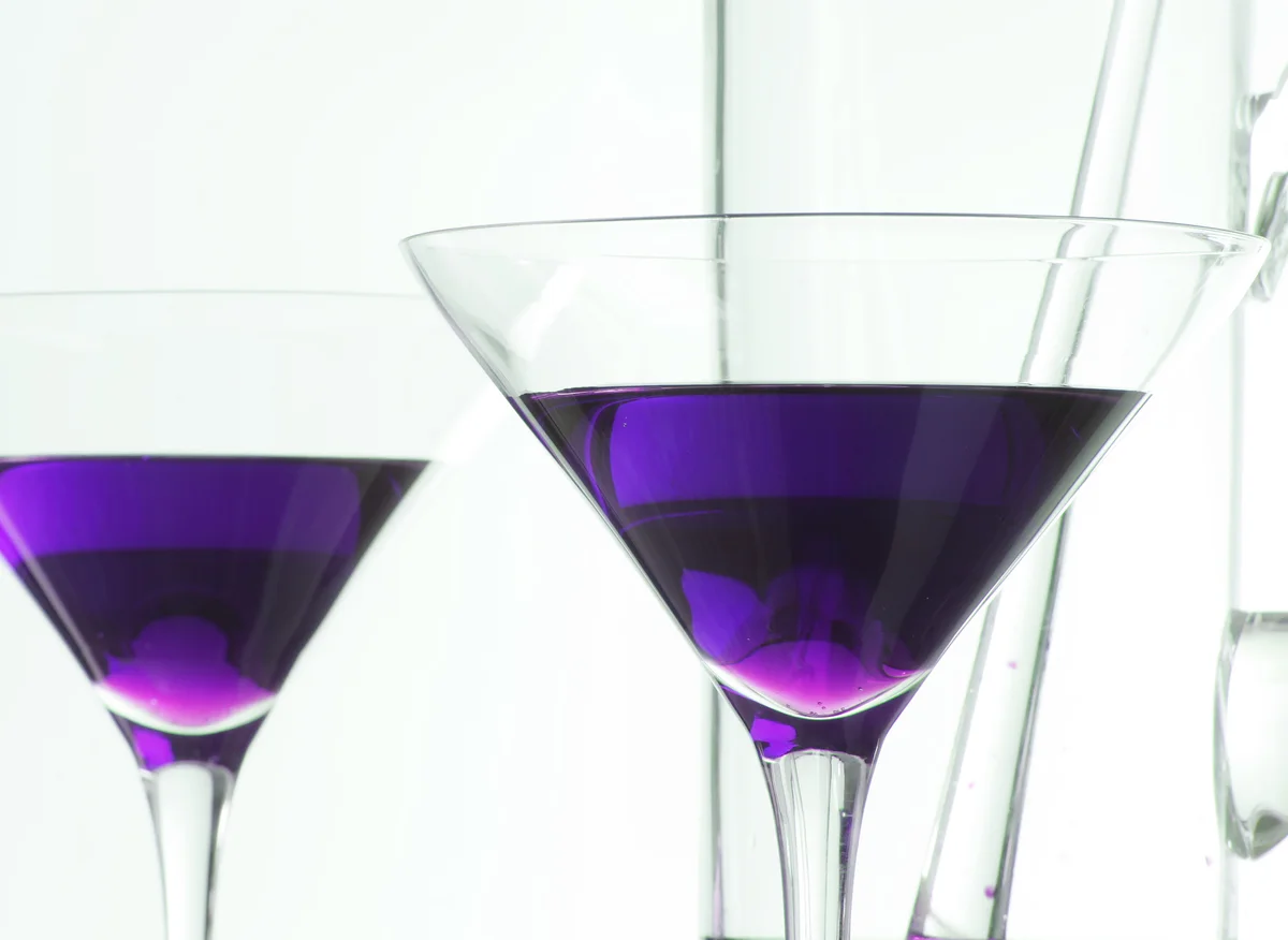 grape Jolly Rancher martini