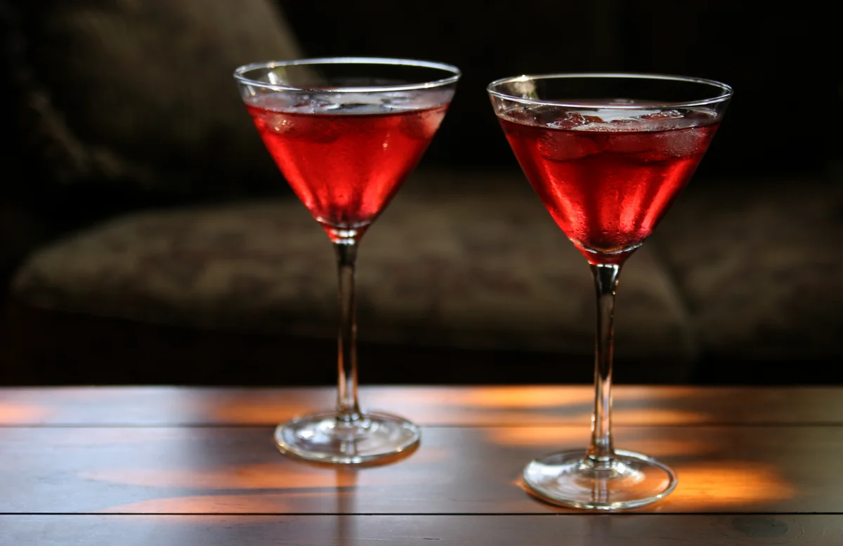 peach Jolly Rancher mixed drink