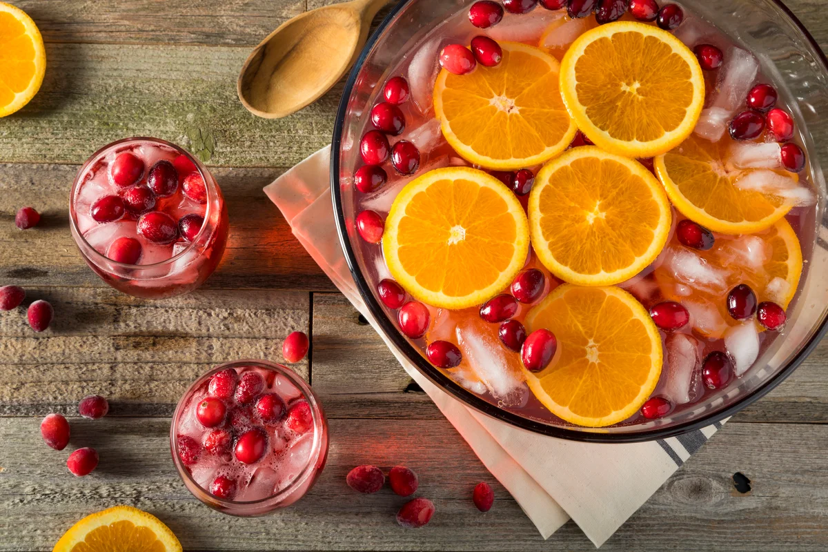 Orange-cranberry punch