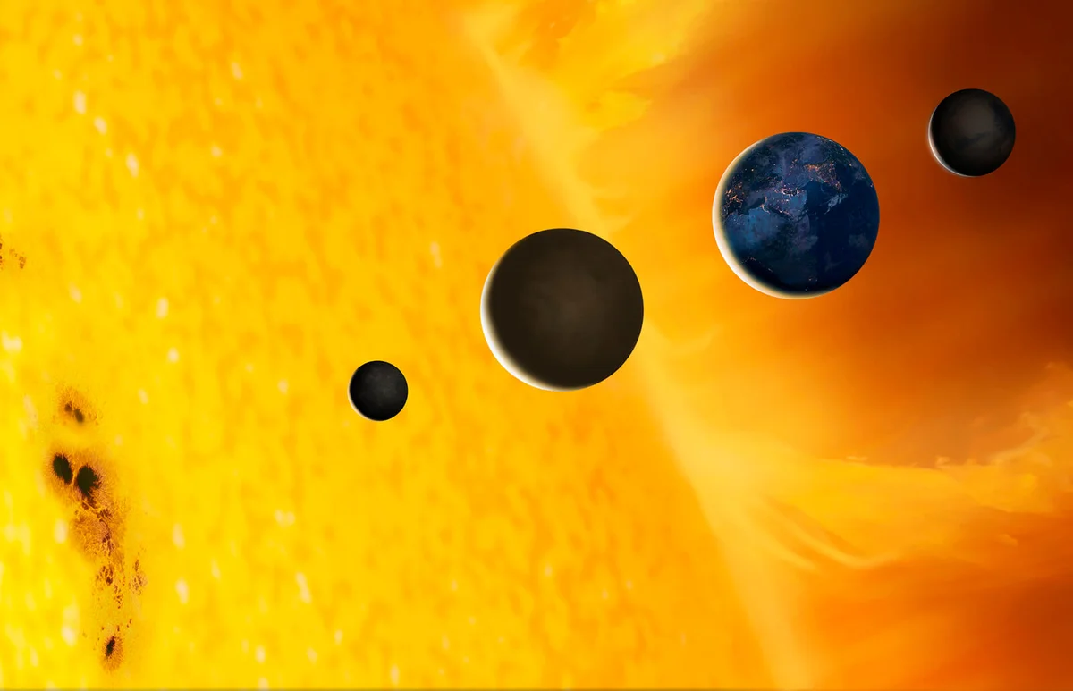 Sun and Terrestrial Planets
