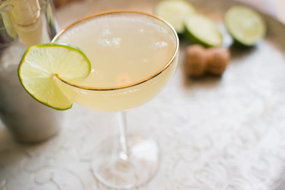 Classic daiquiri in a cocktail glass