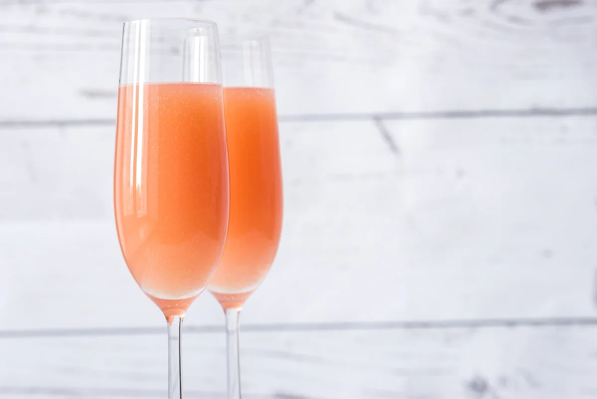 Lychee Champagne cocktail