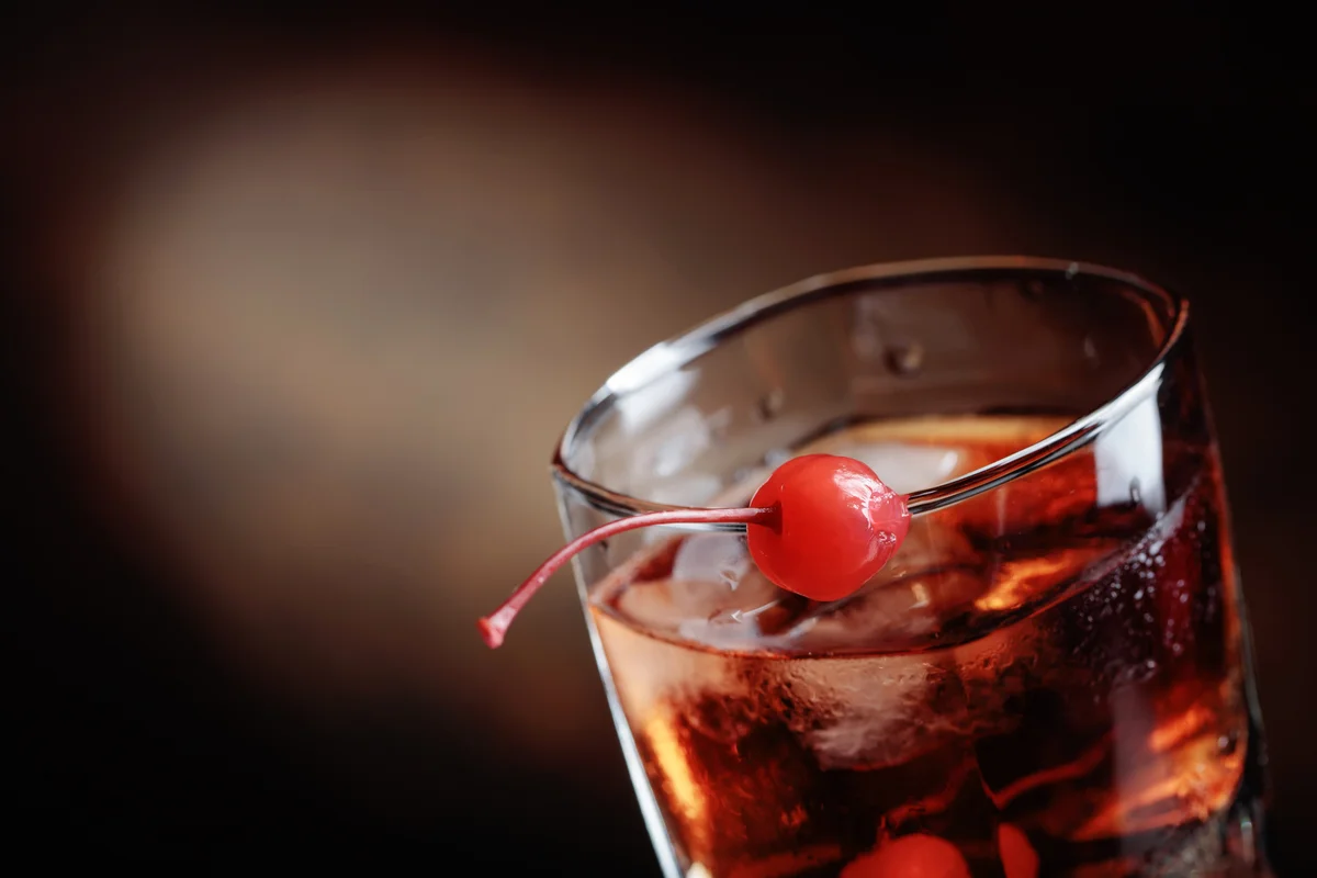 Lychee-cherry cocktail