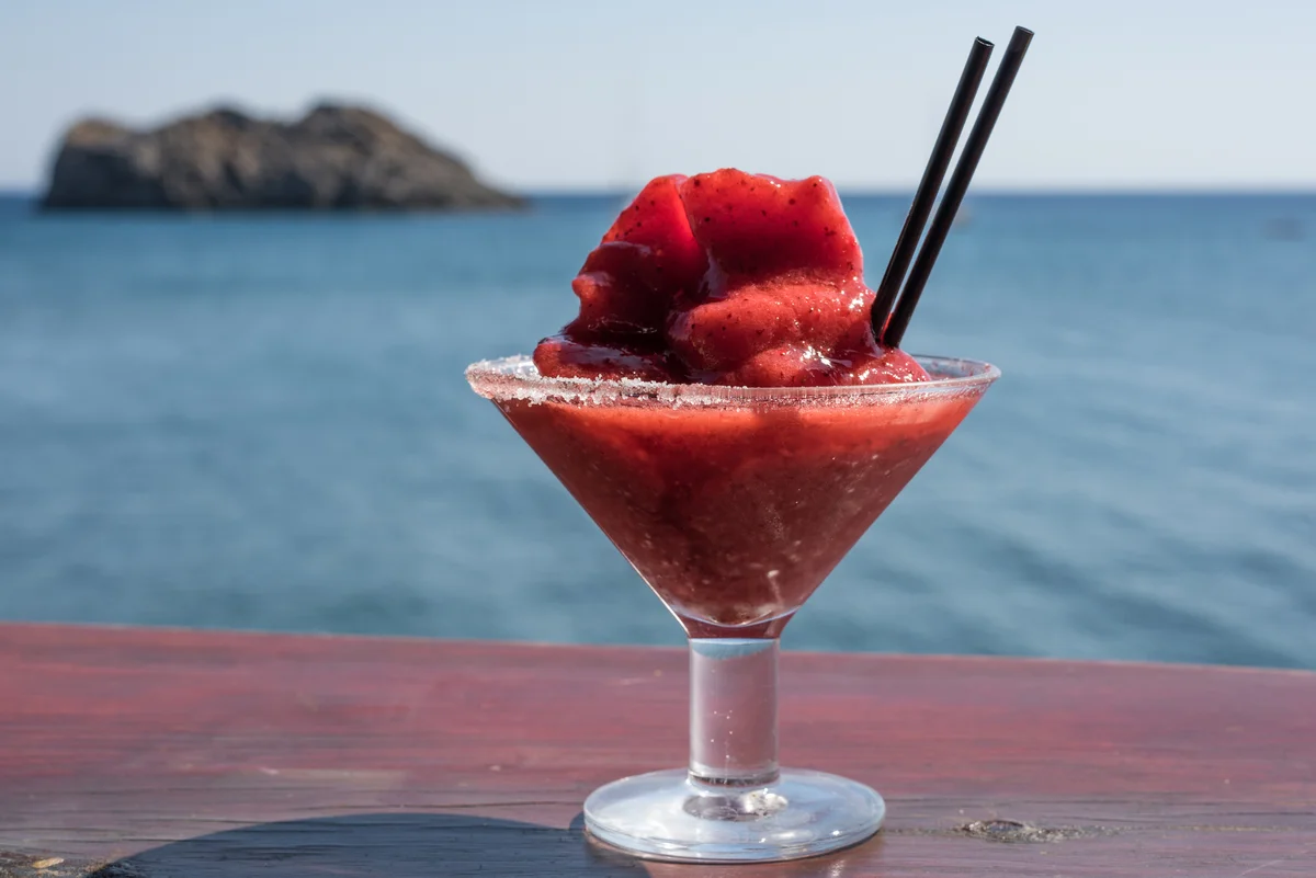 Frozen virgin strawberry daiquiri