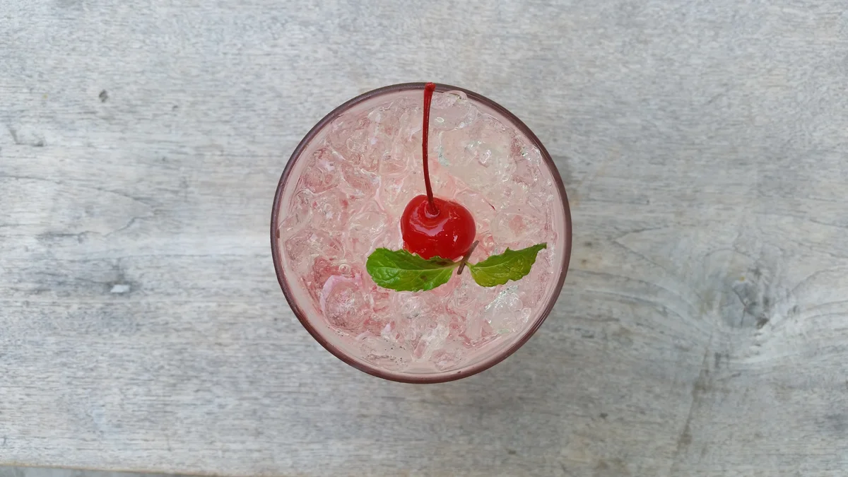 Irish rose mocktail