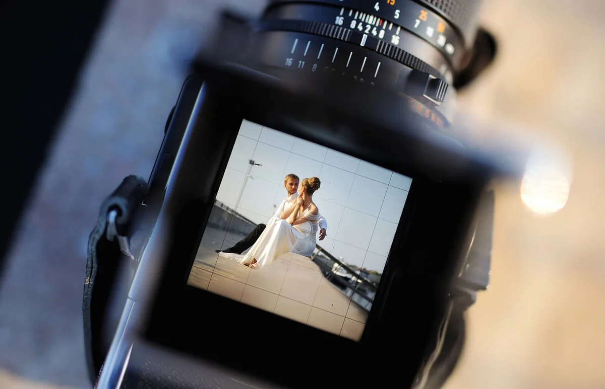 Shooting a wedding with a vintage camera