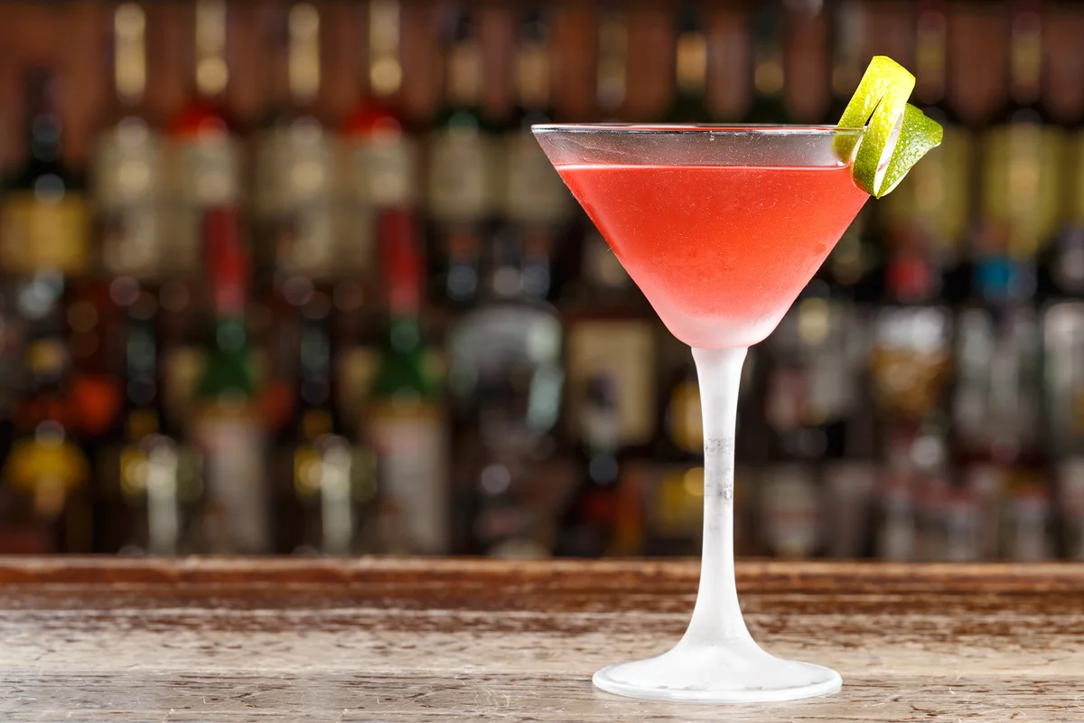 Cranberry kamikaze drink