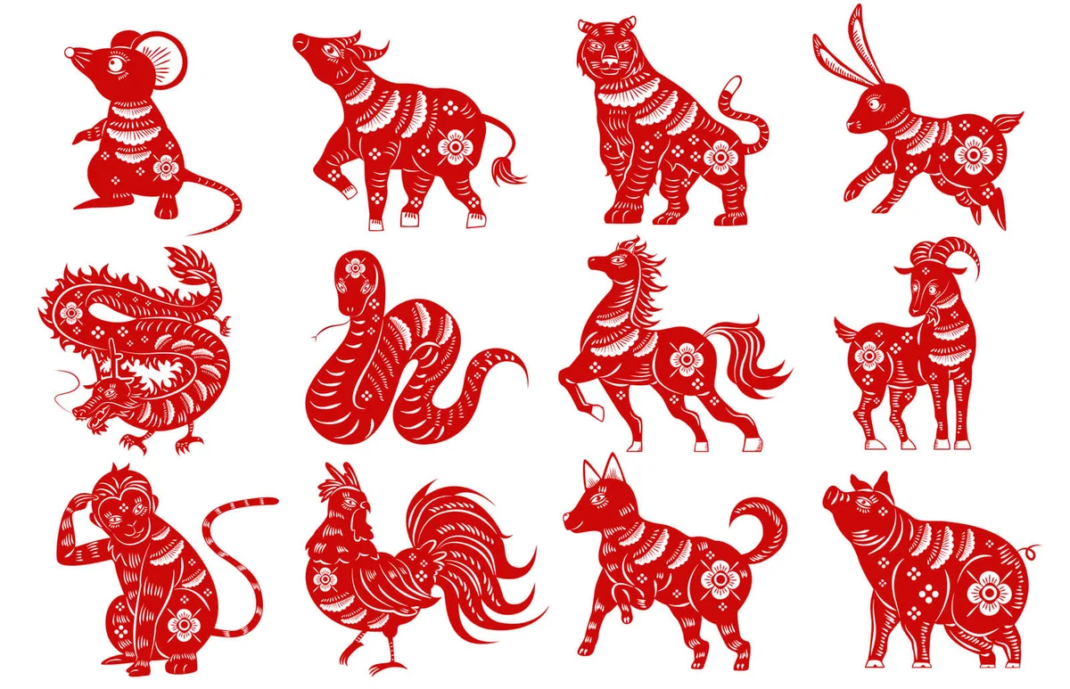 cartoon zodiac silhouette