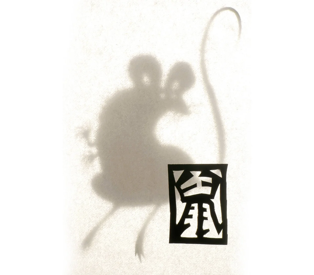 Papercut Zodiac - Rat