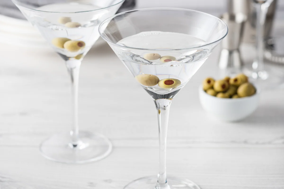 Martini cocktails