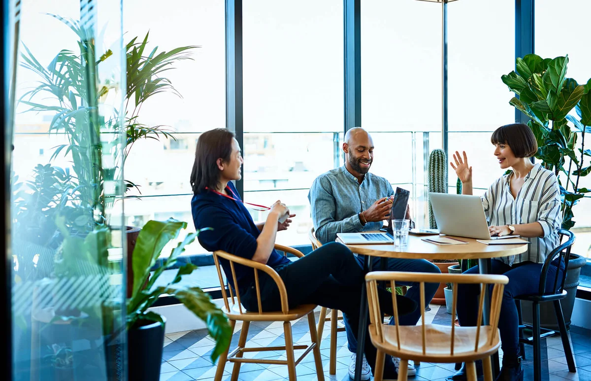 Business colleagues meeting in the office