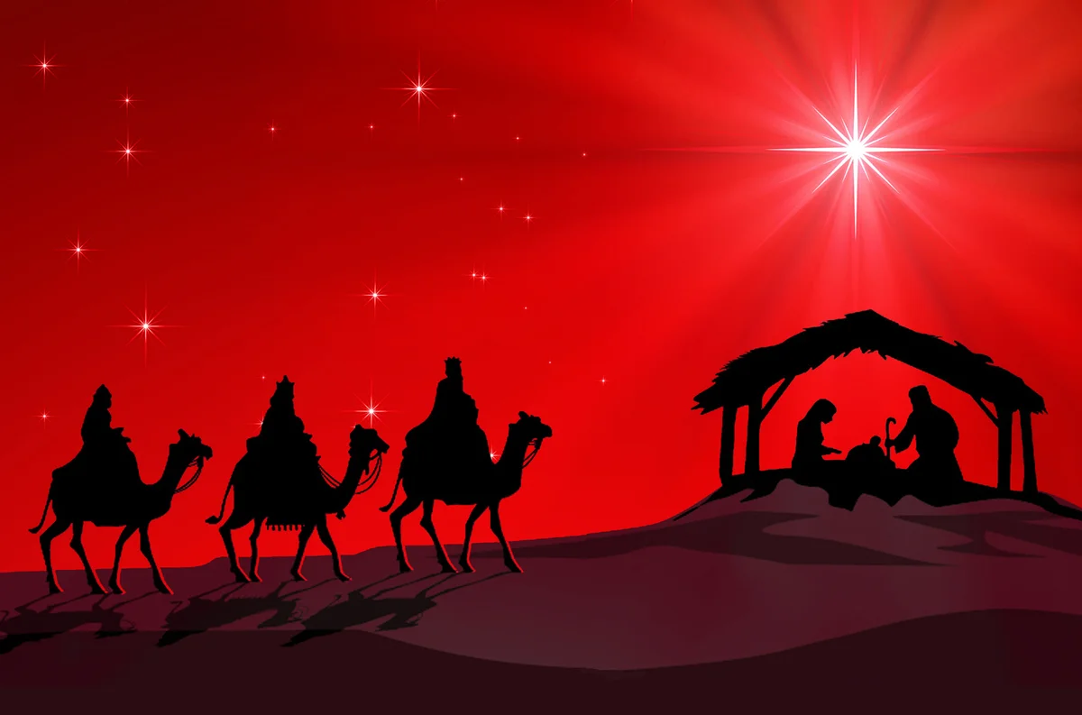 Three Wise Men Nativity Scene