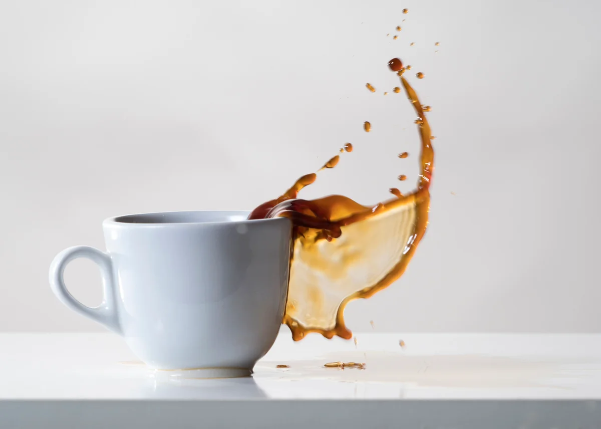 Coffee spill