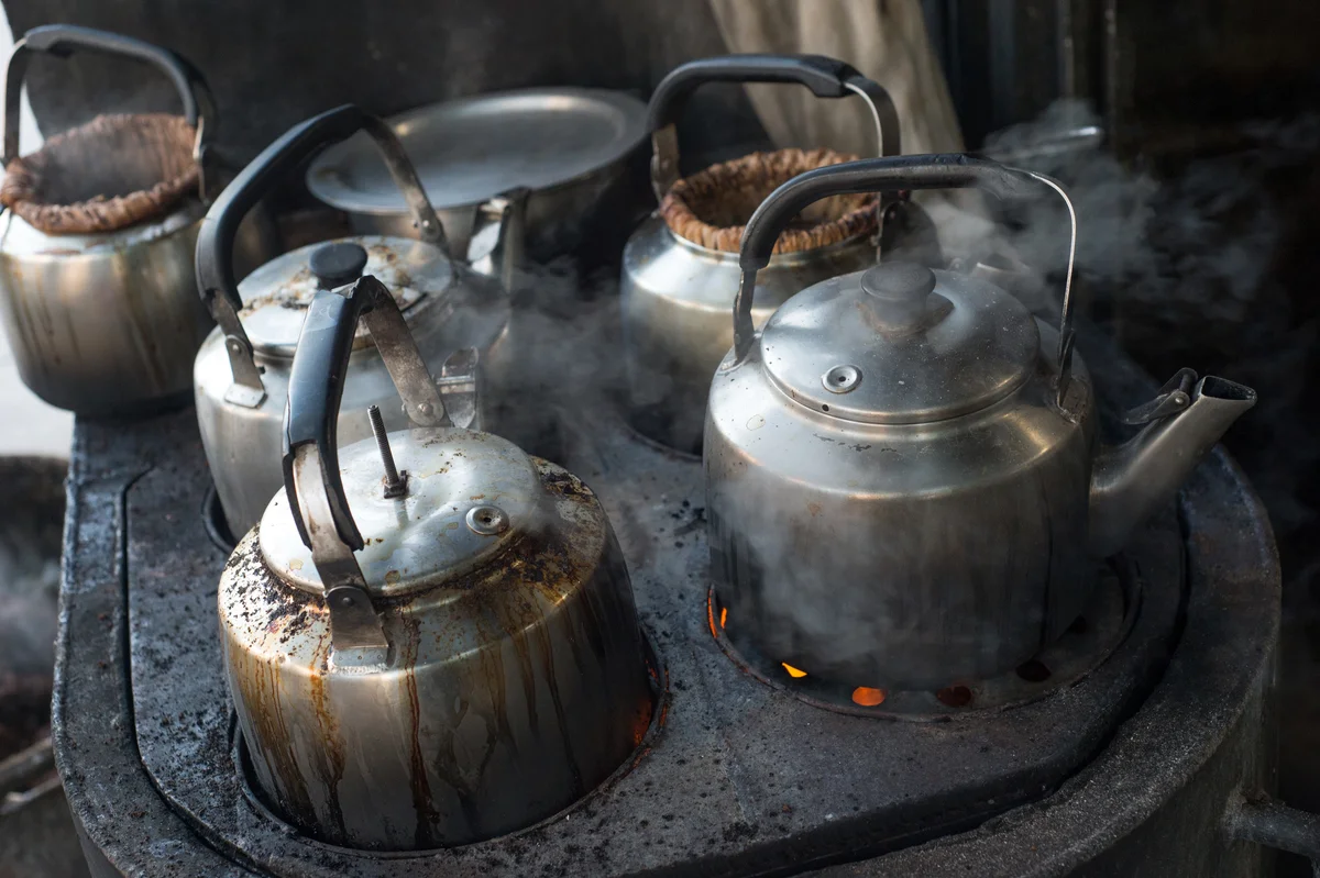 Stainless steel coffee pots