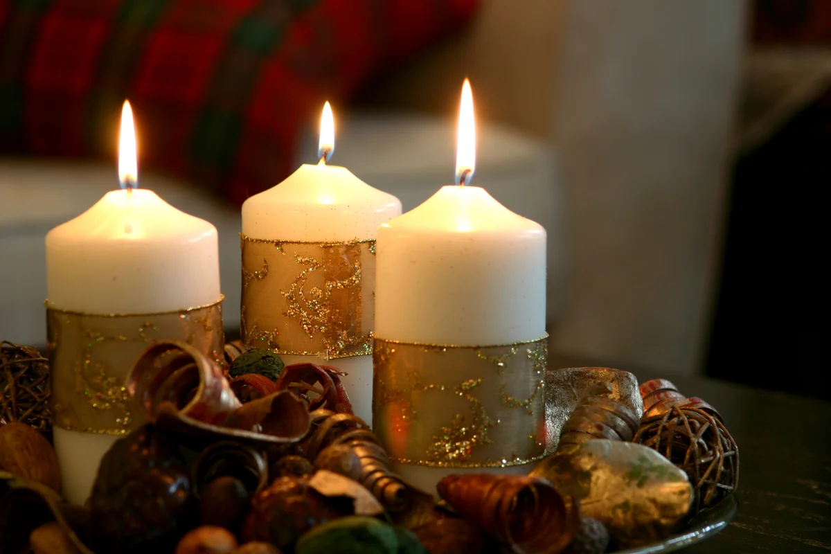 Pillar Candle Centerpiece