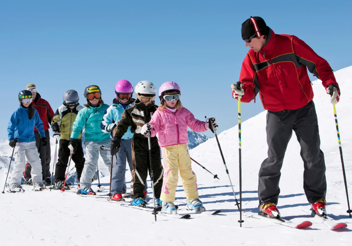 Children winter sports