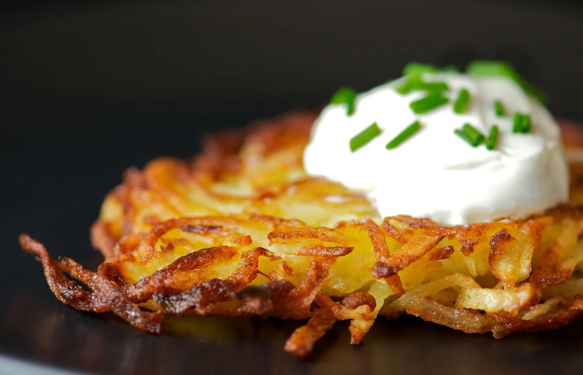Selective Focus Potato Latke