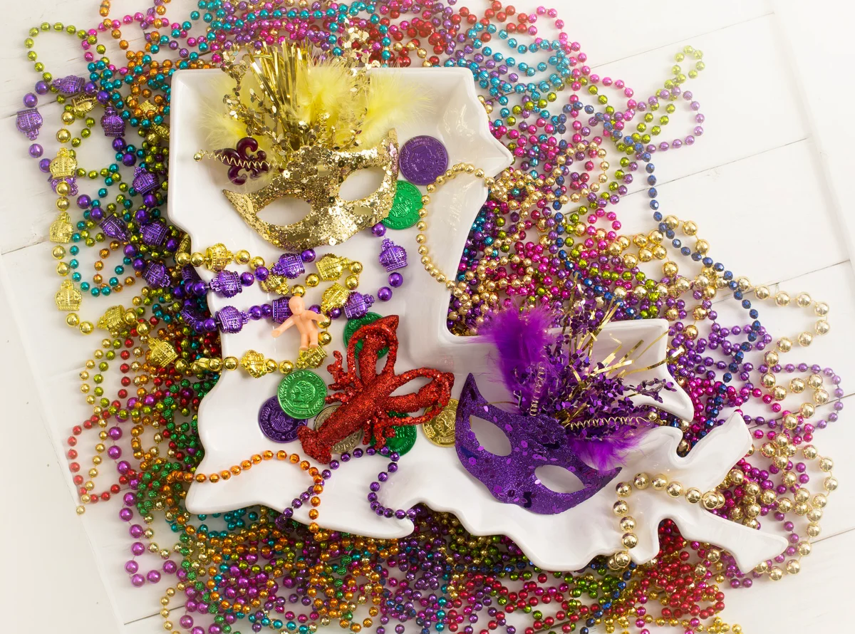 Louisiana Mardi Gras Decoration