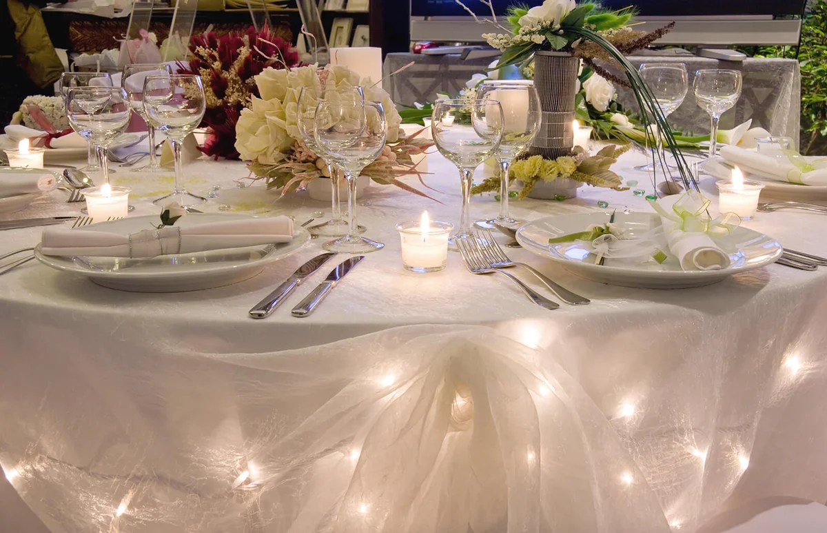 wedding table decoration