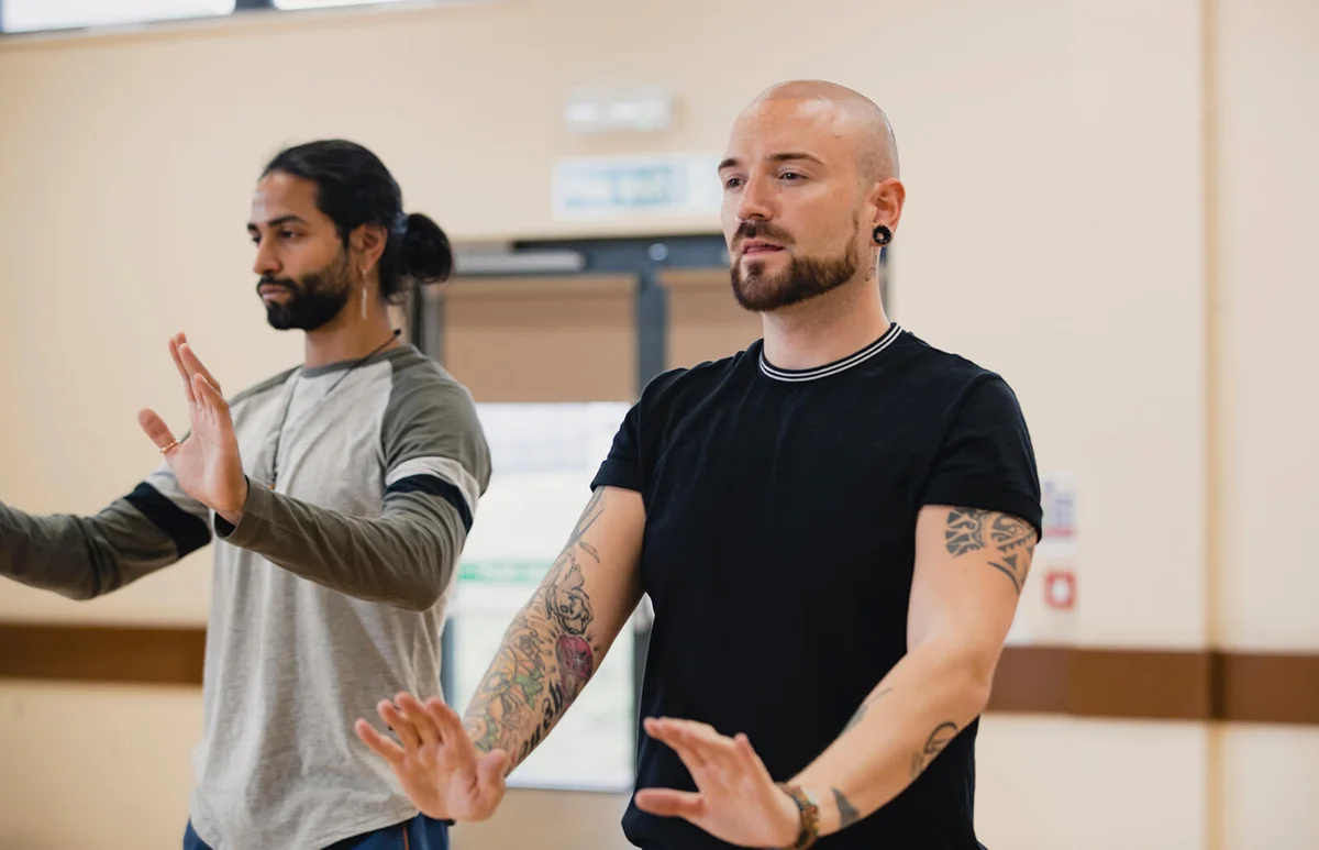 Men Doing Tai Chi