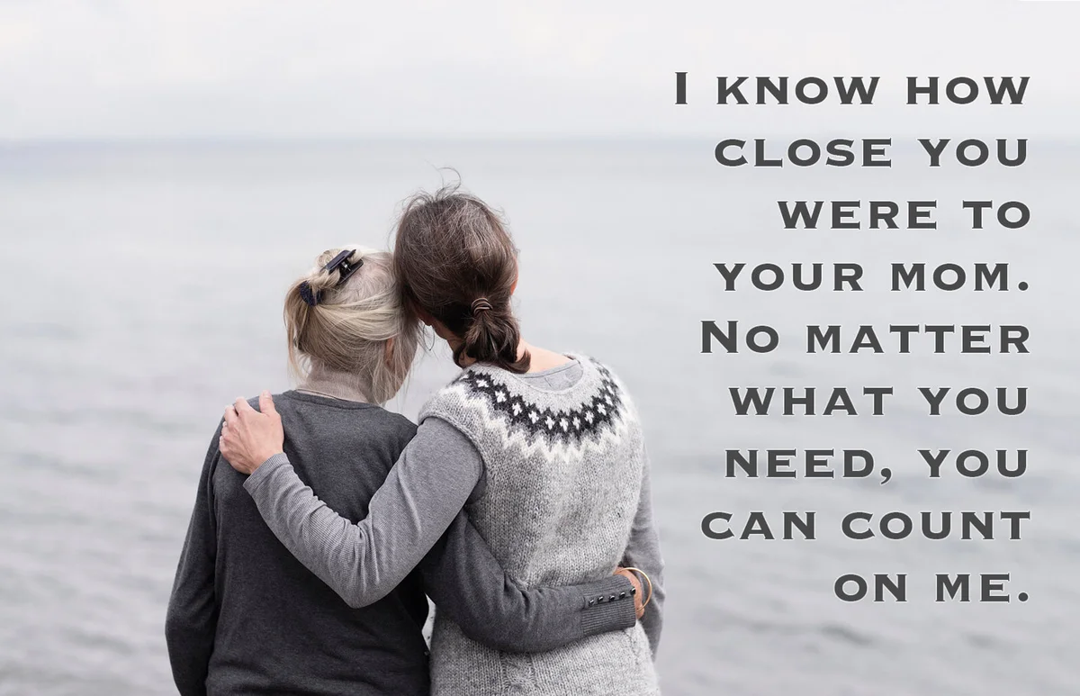 two generations women embracing