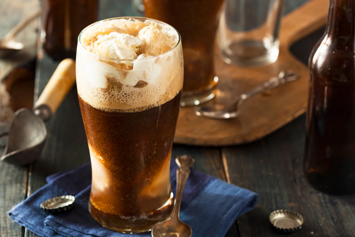 Frozen Dark Stout Beer Float