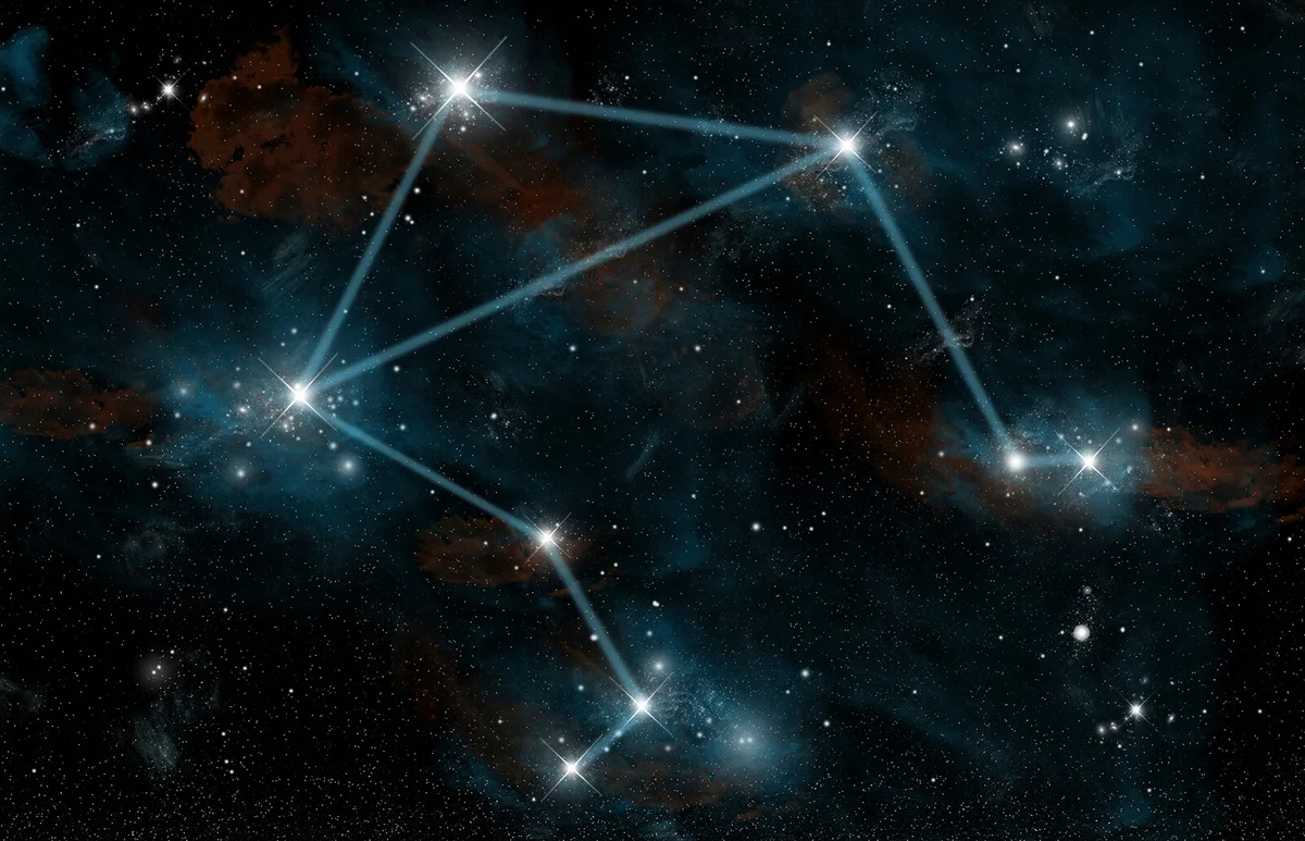 Artists depiction of the constellation Libra the Scales