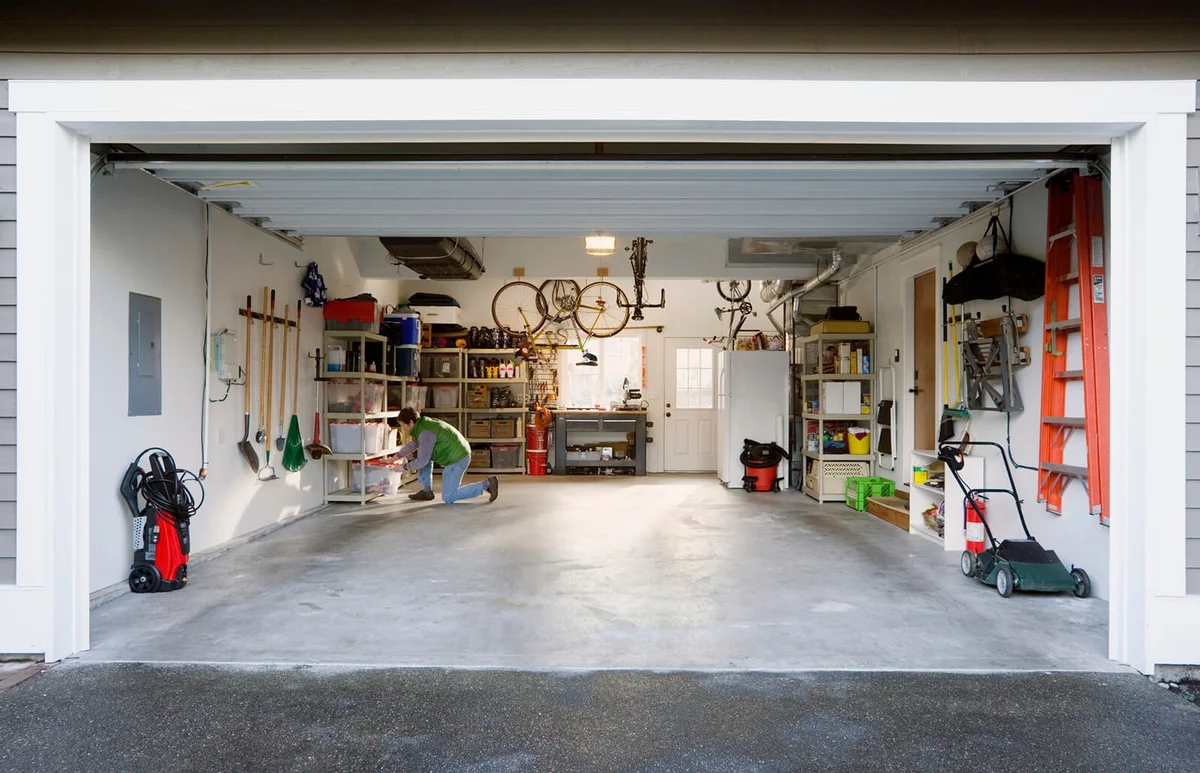Man in Garage