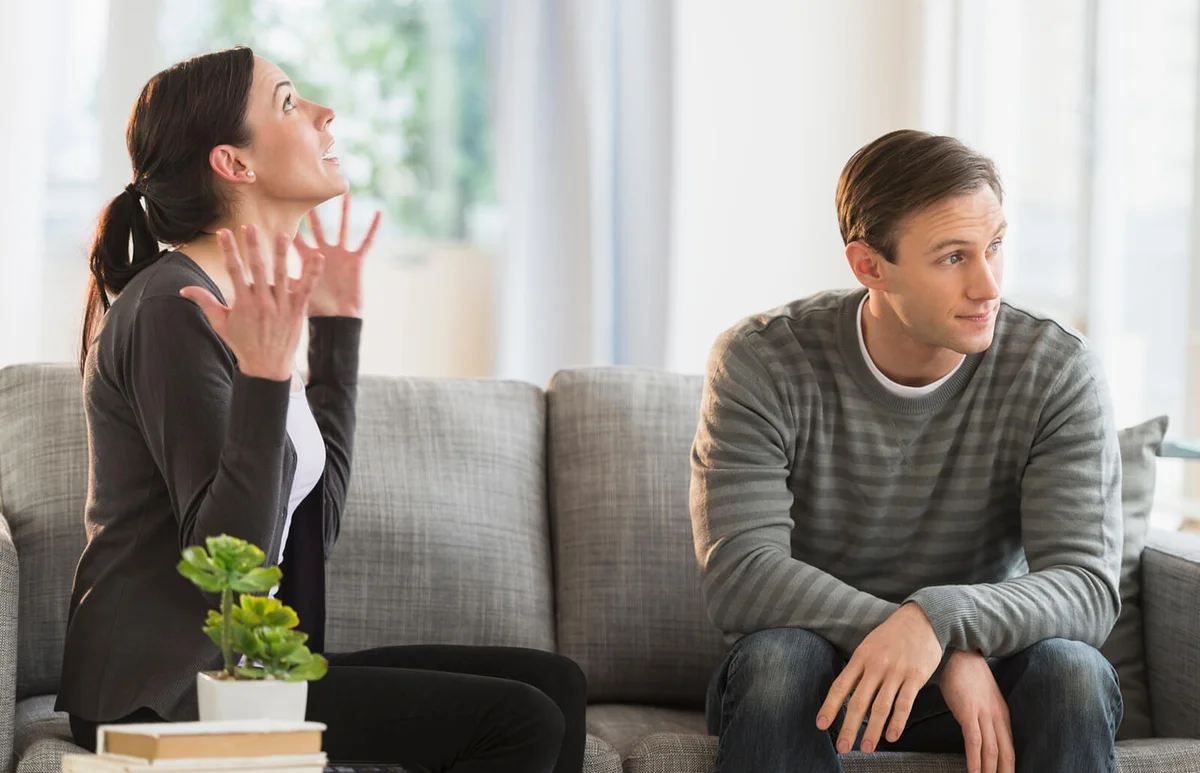Couple having argument