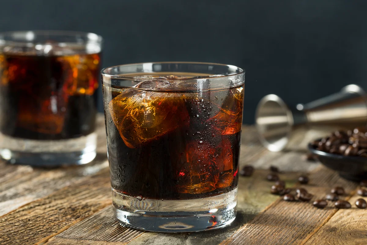 Black Russian cocktail