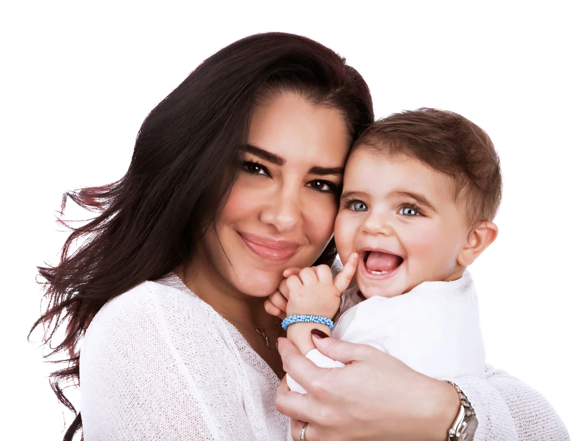 Mom and baby girl