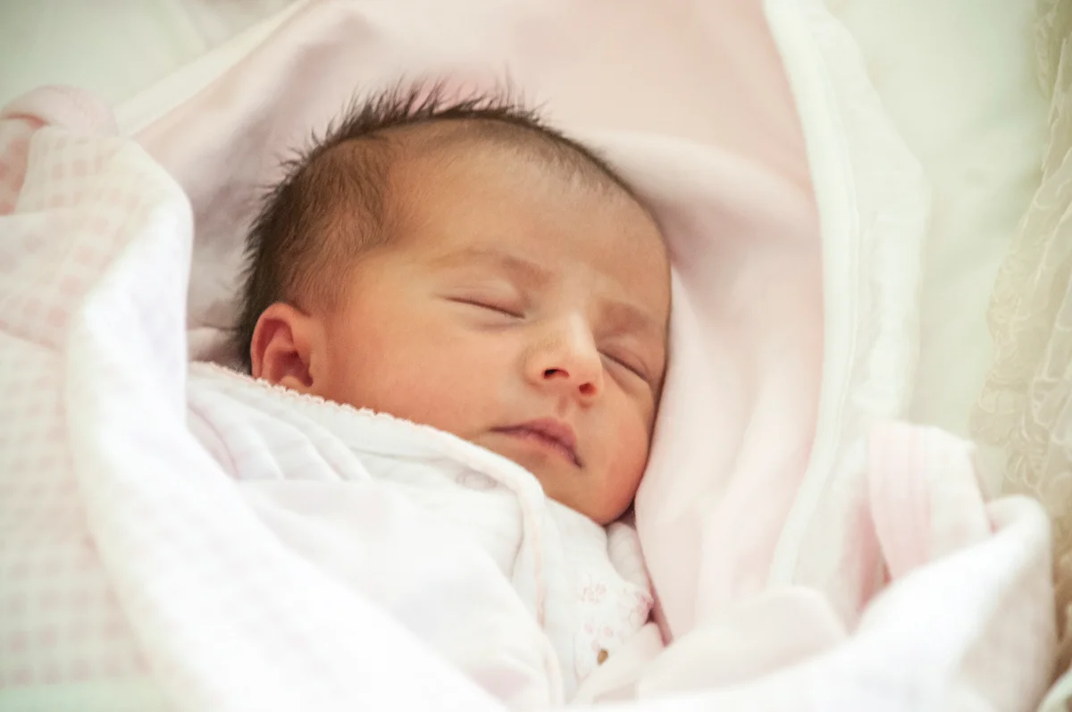 Turkish Infant baby sleeping
