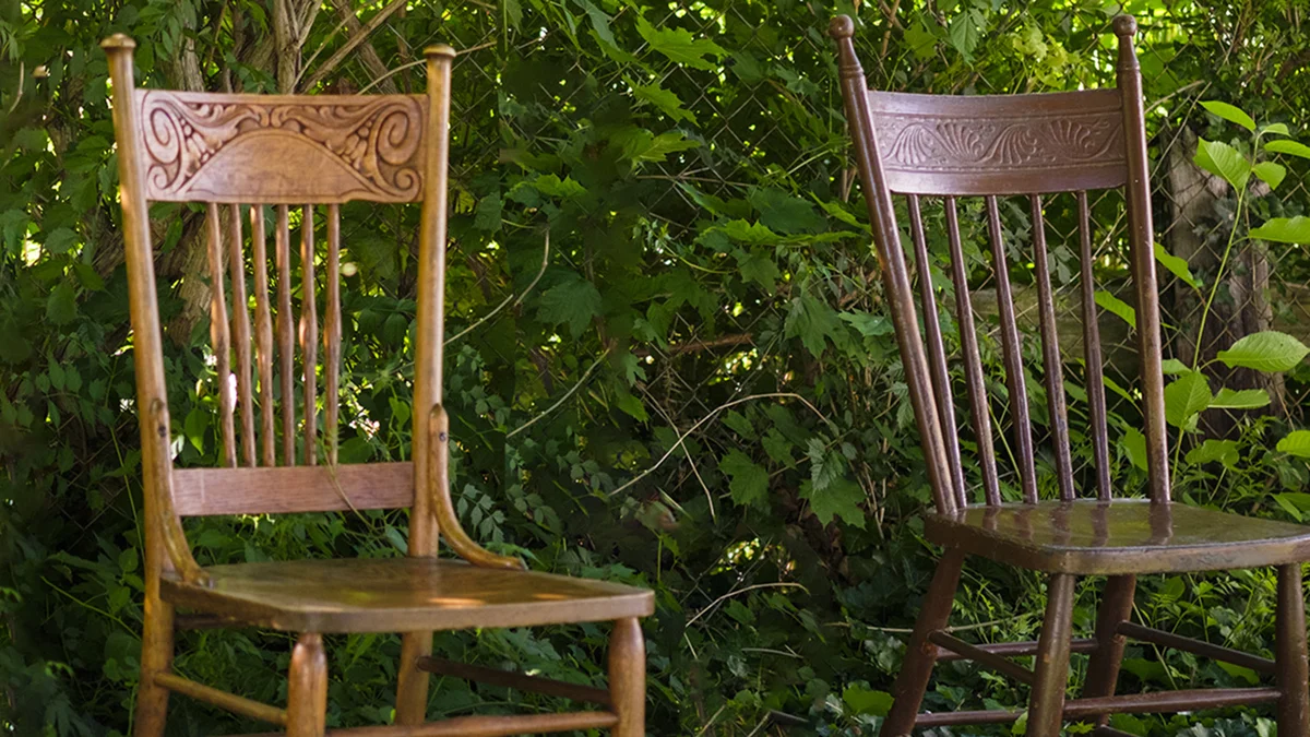 Antique Pressbacked Chairs
