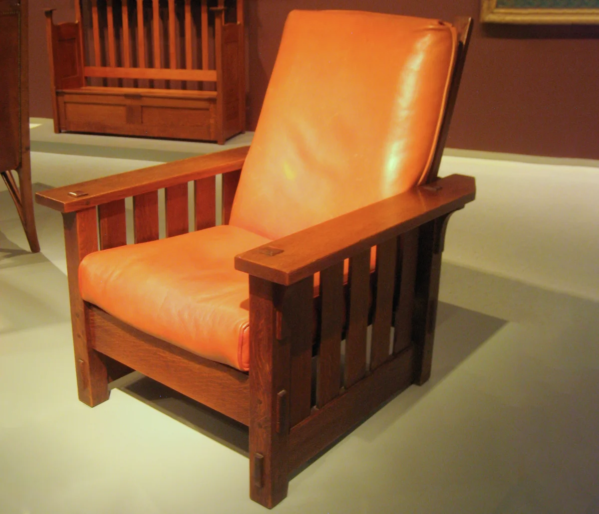 Adjustable-Back Chair No. 2342, Gustav Stickley, 1900-1904