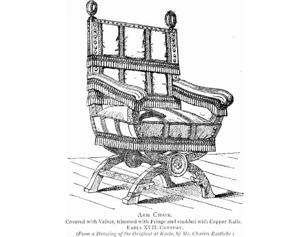 Antique Eastlake Chair drawing