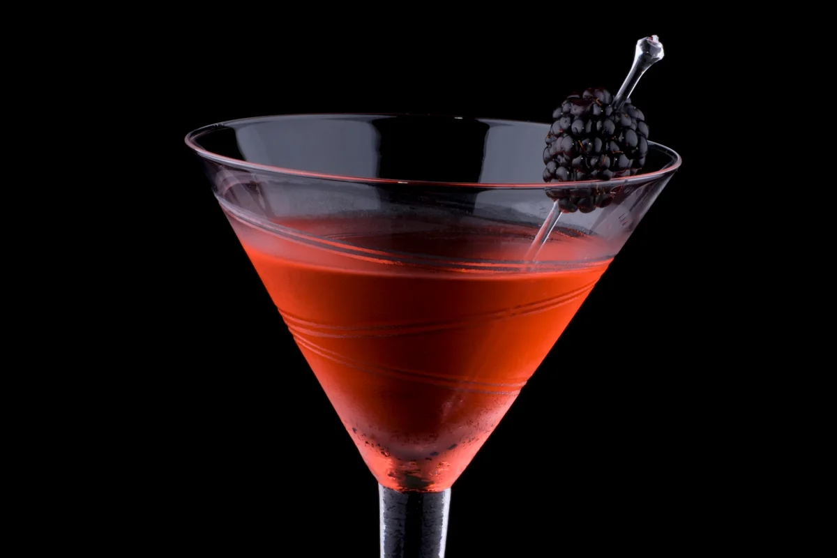 Black rose cocktail