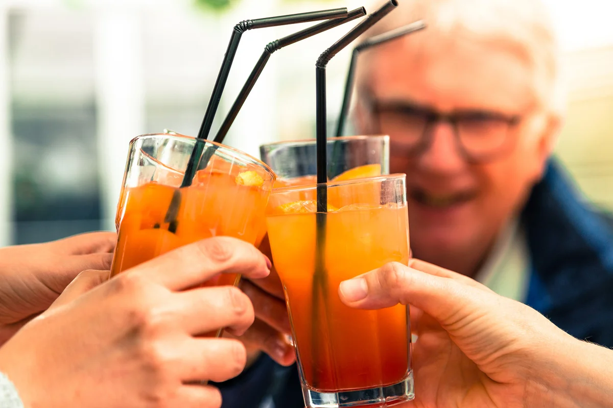Garibaldi cocktails