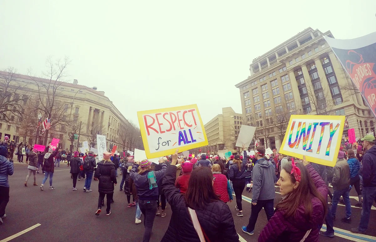 Women's March with Respect
