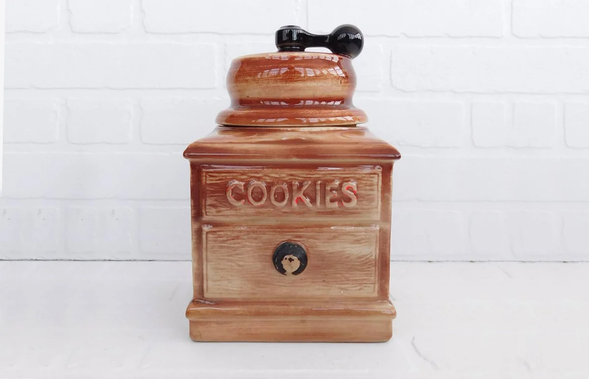 Vintage McCoy Coffee Grinder Cookie Jar, McCoy Pottery, Collectible Cookie Jar, Farmhouse Chic