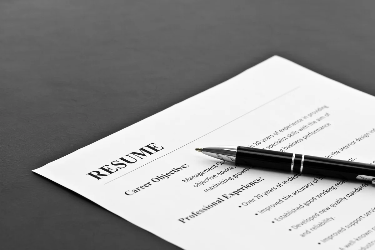 Example of a resume