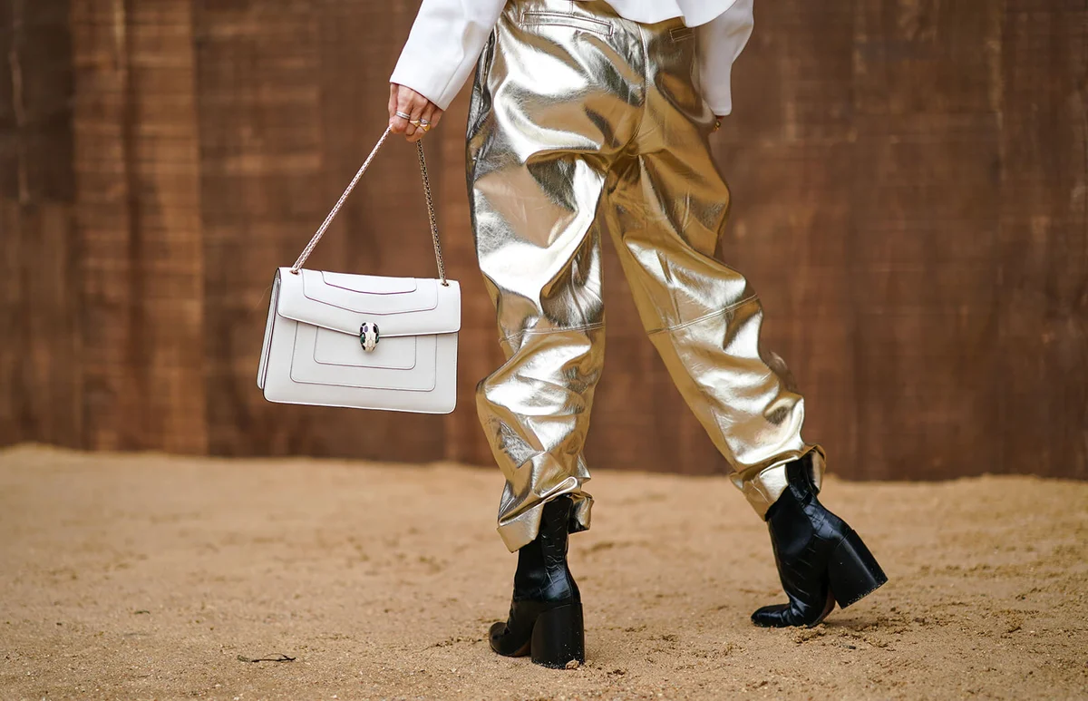 BVLGARI white bag - Getty Editorial Images