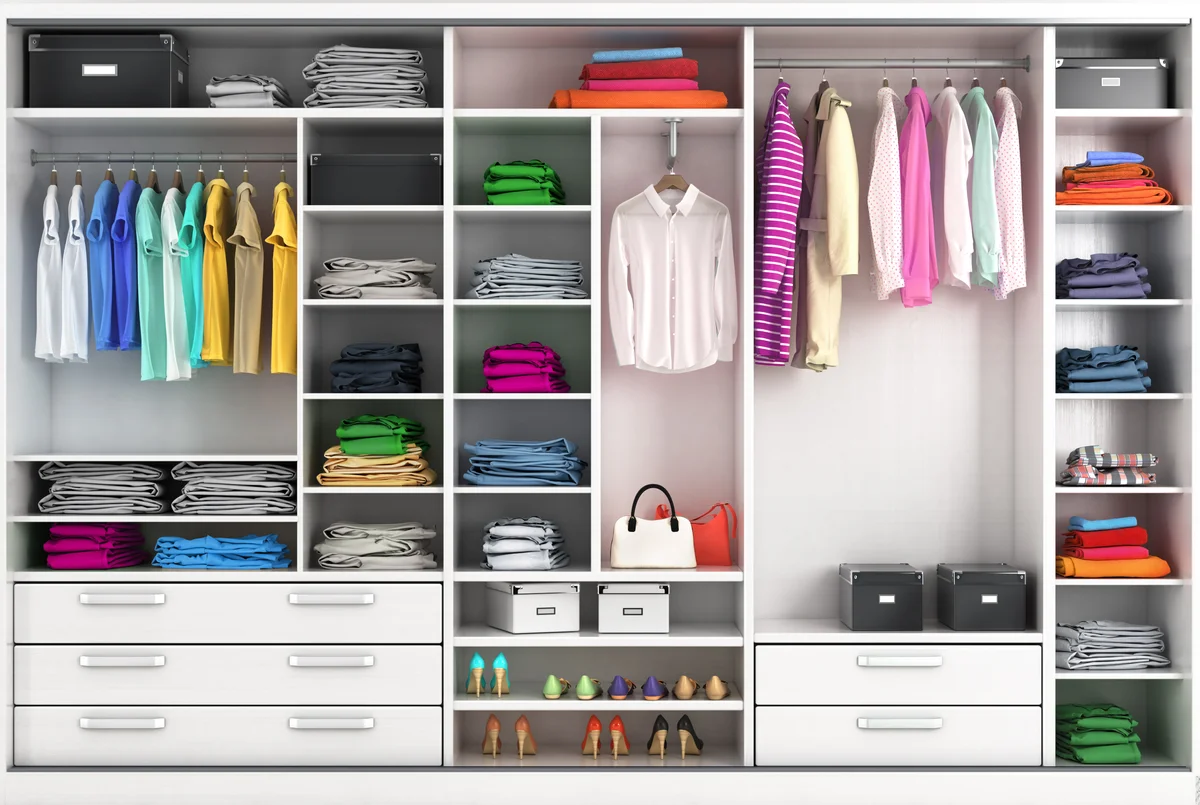 Organized closet