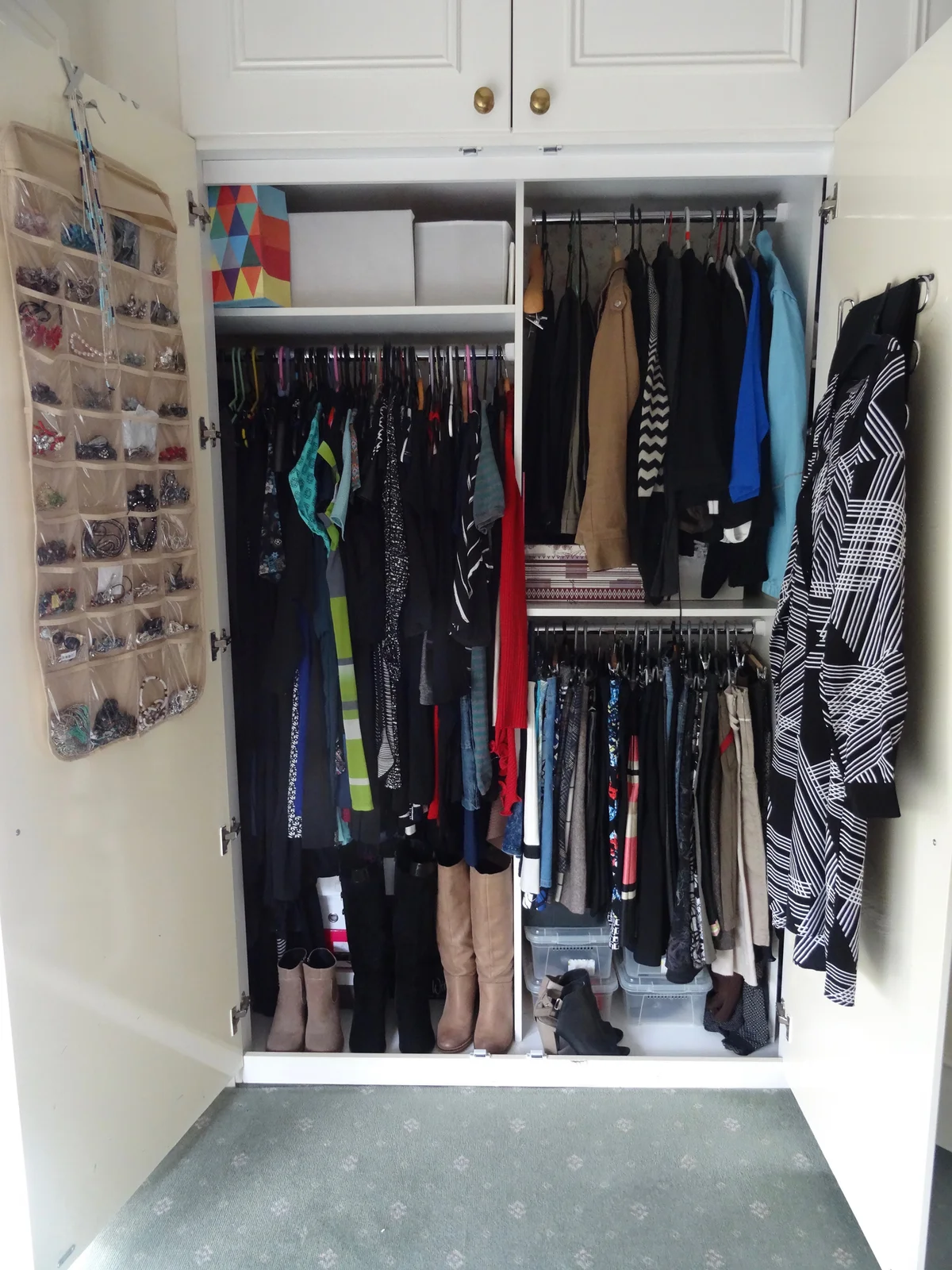 Organized wardrobe