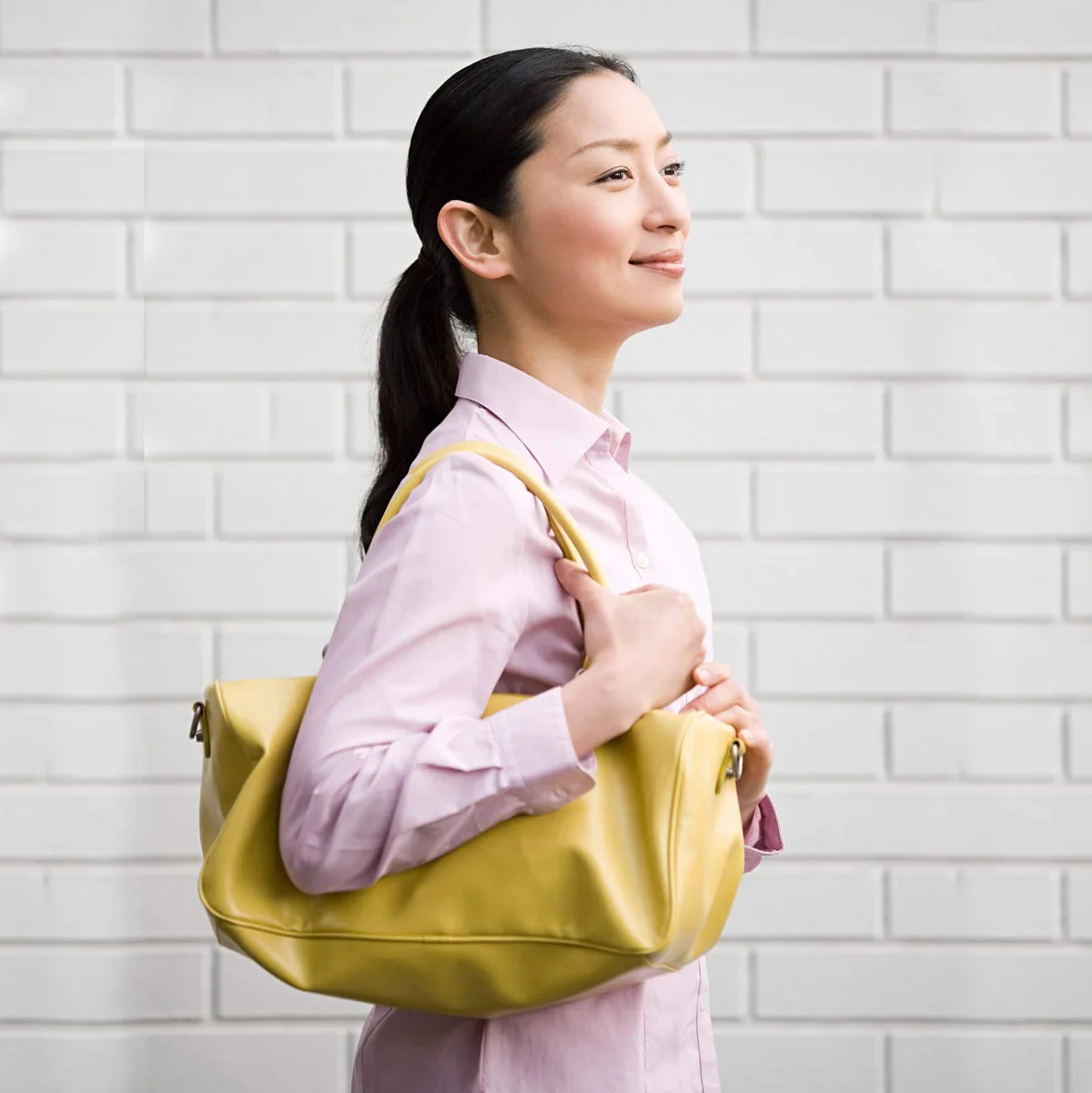 woman with a purse