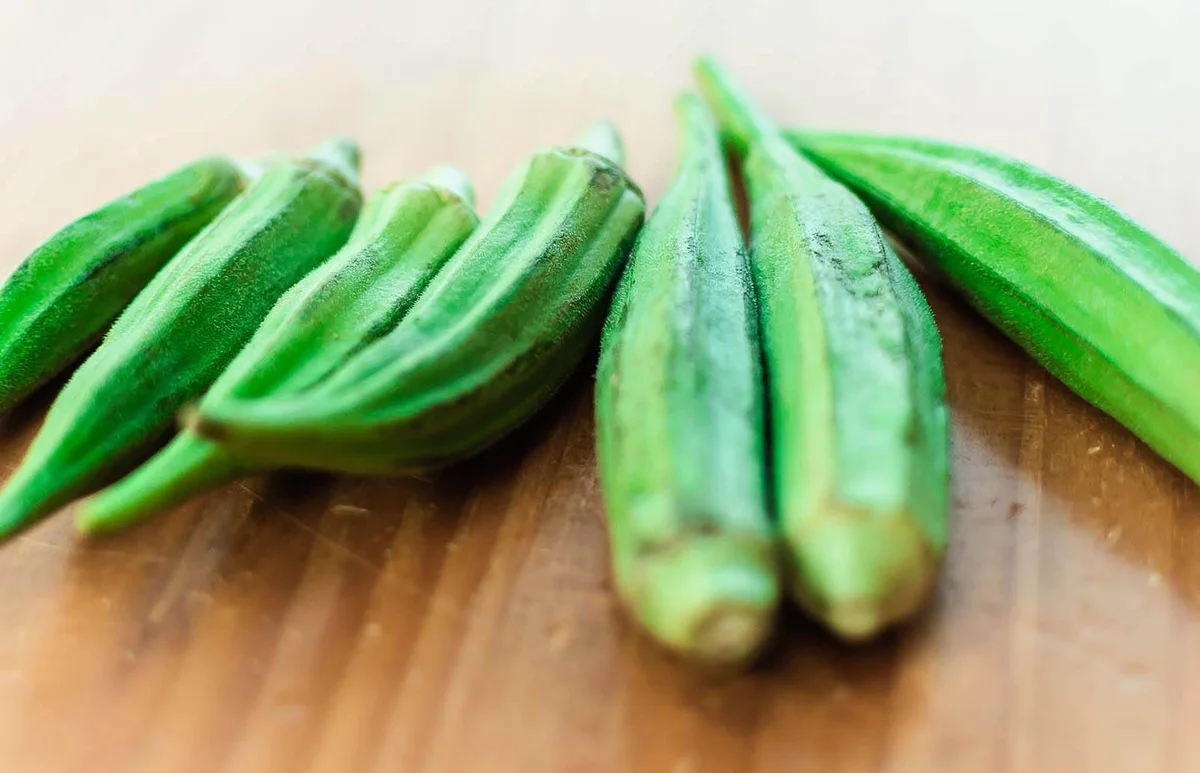 Okra On Table