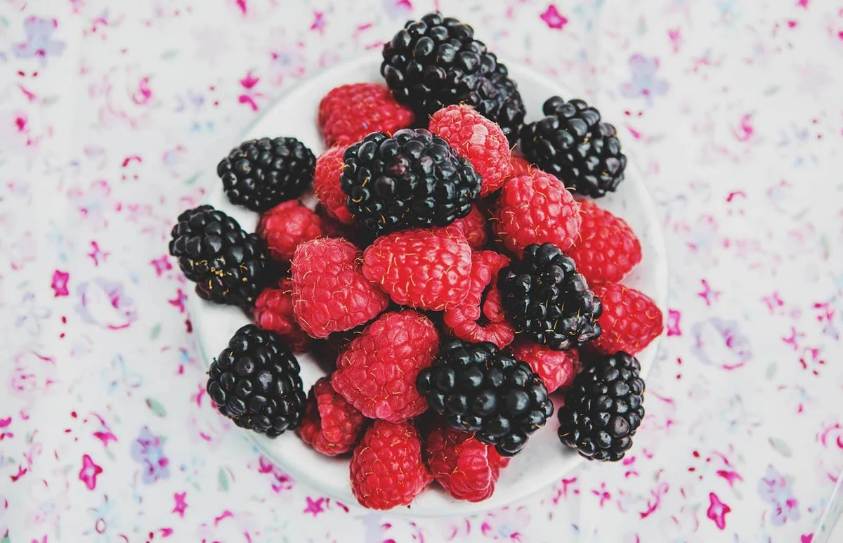 Raspberries and Blackberries