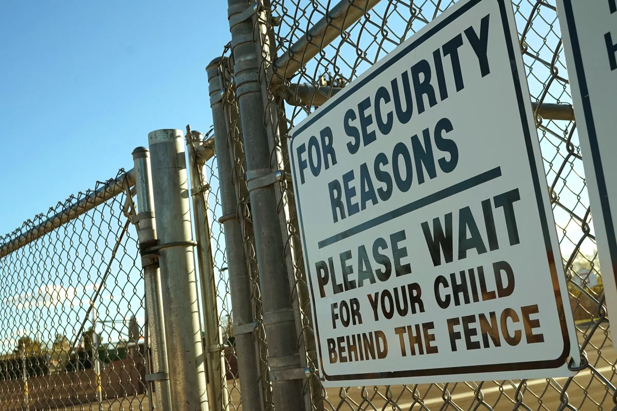 School security sign