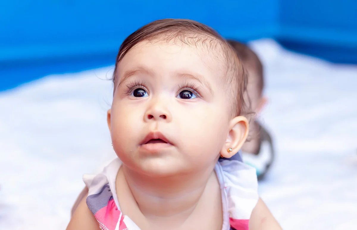 cute middle-eastern baby girl