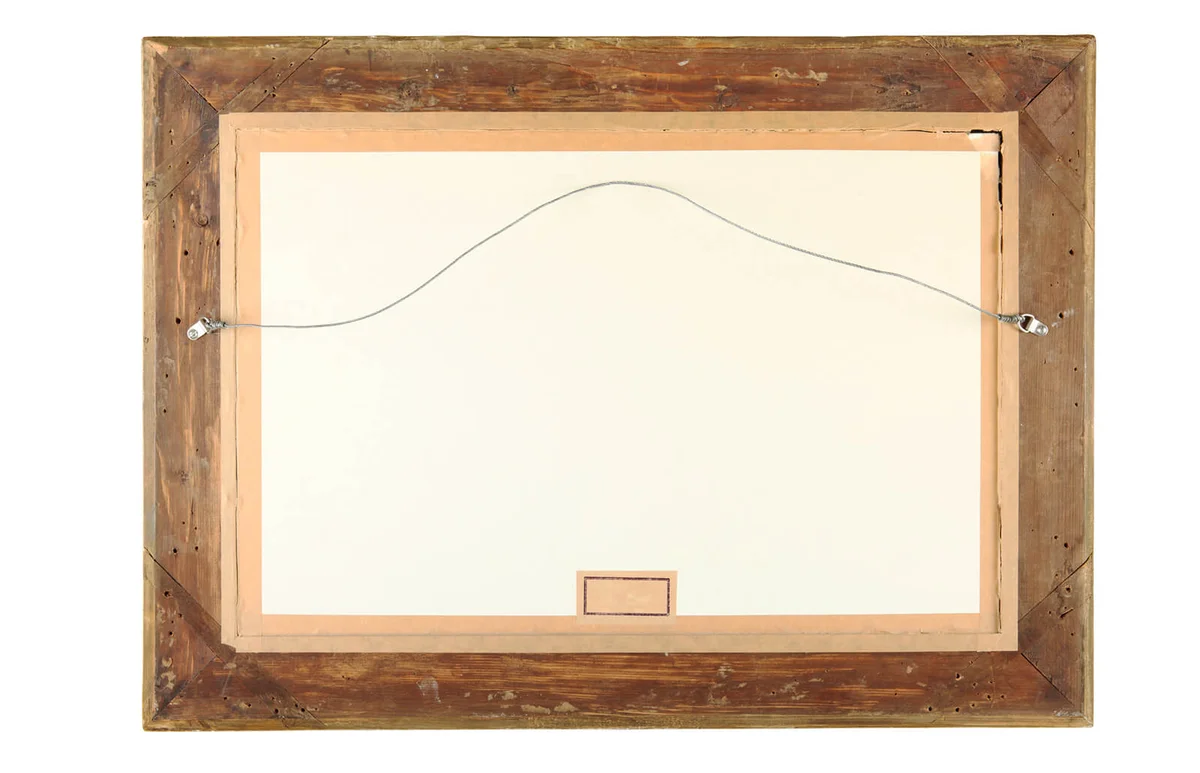 Old Wooden empty Frame CLIPPING PATH