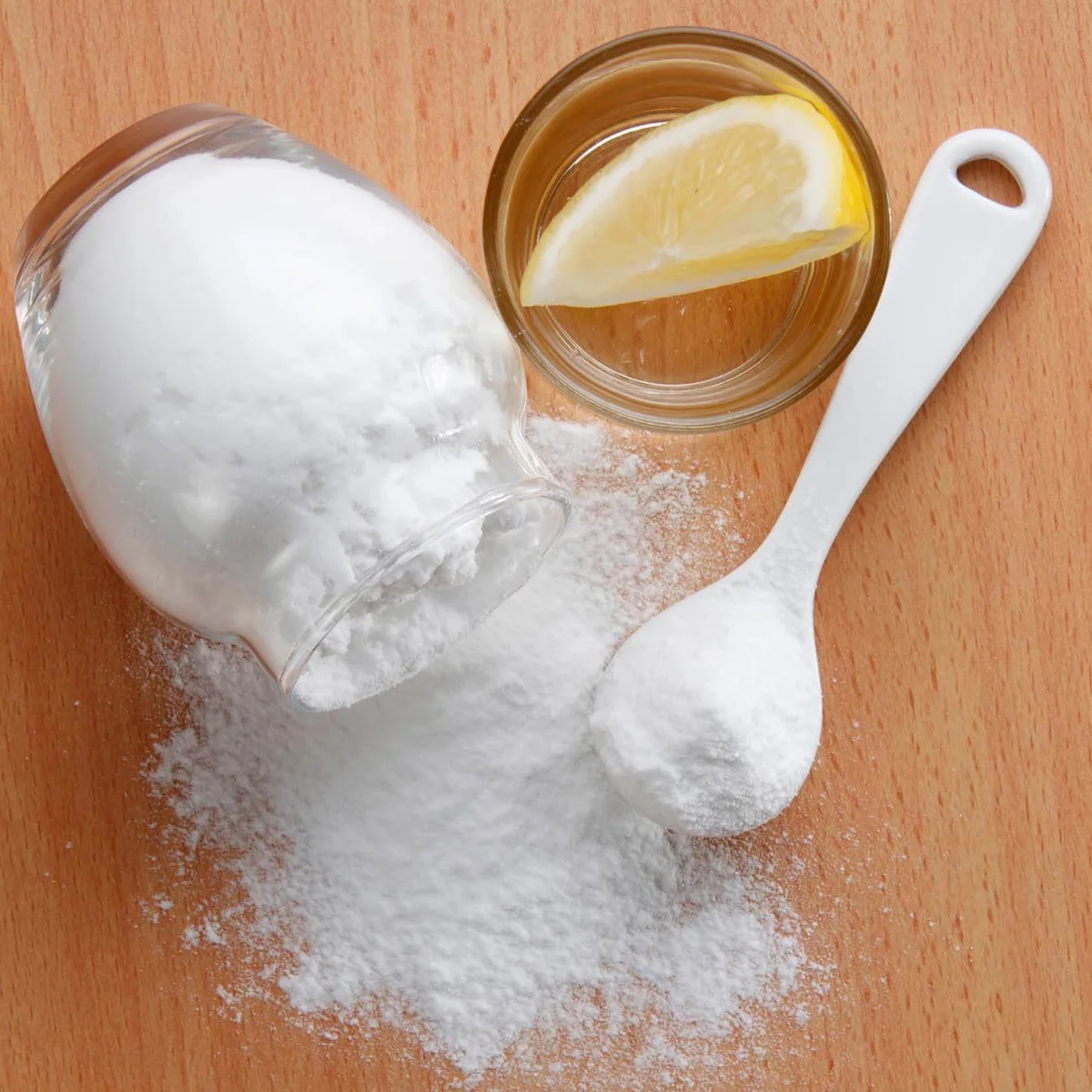 Baking Soda Spilling On Table